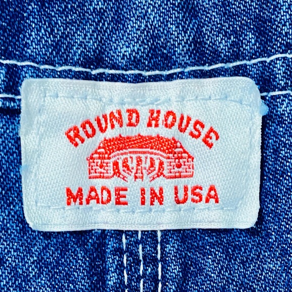 Round House Overalls Made in USA Vintage 42x30 - Picture 10 of 13